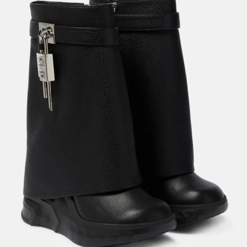 shark Lock Ankle Boots Women