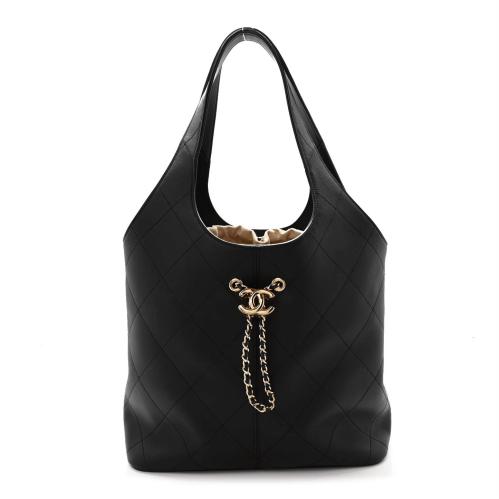 chanel 25 shopping tote large