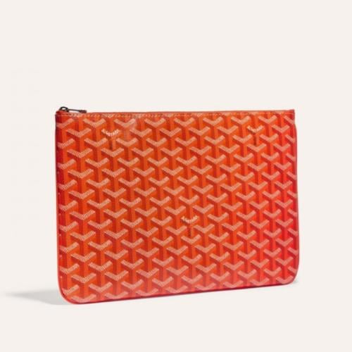 GoyBa4 -GOYARD Chevron Senat Pochette MM- 19cm