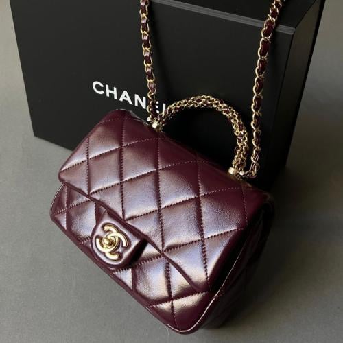 ChBa56- 19cm Chanel Leather