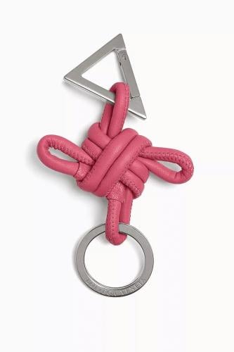 BottMe8- Bottega Vente Knotted Key Ring in Nappa.