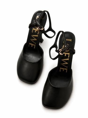 loewe Leather Toy Ankle-Strap Pumps 90