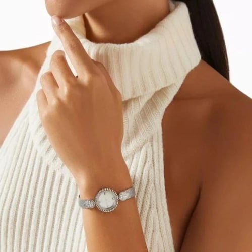 Boucheron Serpent Bohème Diamond Watch in Steel