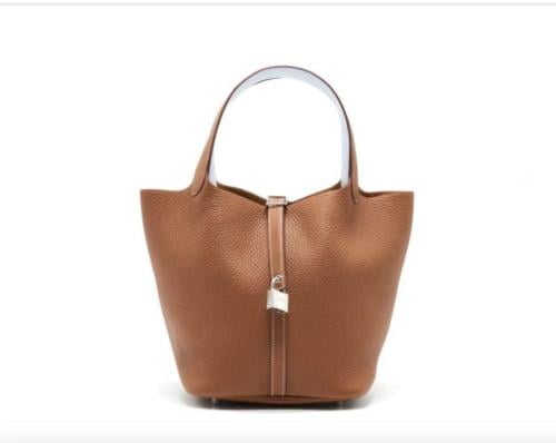 HeBa28 -HERMES Taurillon Clemence Picotin Lock 18c...