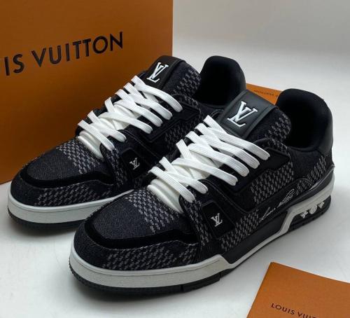 Trainer Black Damier 3D Denim