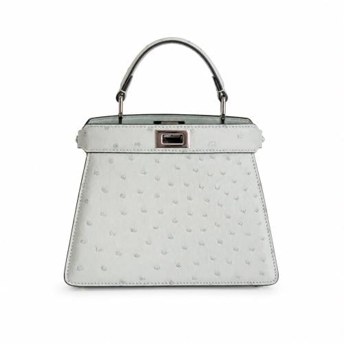fendi peekaboo ostrich small
