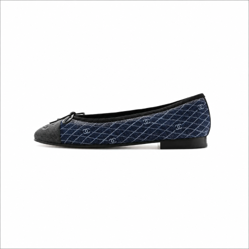 chanel CC Bow Ballet flats