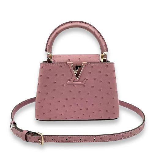LVBa41 Capucines Mini in Ostrich