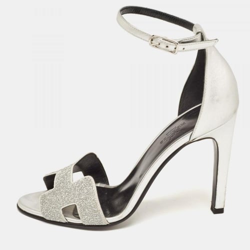 HeSh60- HERMES Suede Goatskin Crystal Premiere 105...