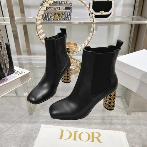Icon Heeled Ankle Boot Leather