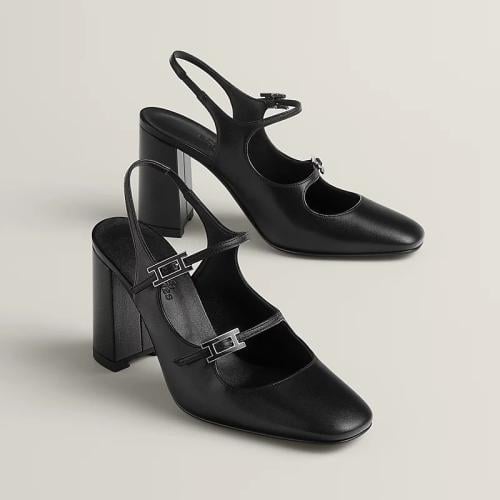 hermes Jackie 90 pump