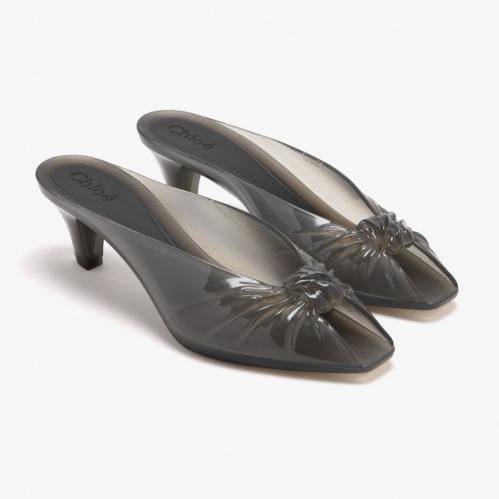chloe jelly mules