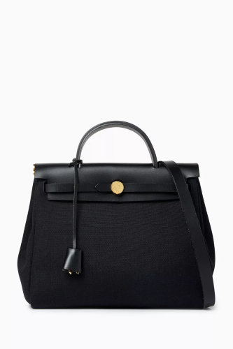 Herbag Zip 31 Bag in Canvas & Leather
