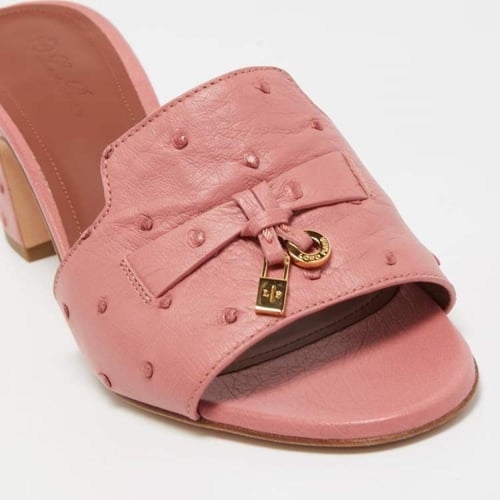 Summer Charms Sandals in Ostrich Leather