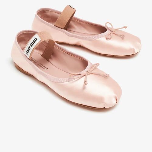 MIU MIU Satin platform sandals