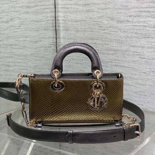 dior lady dior prare python bag