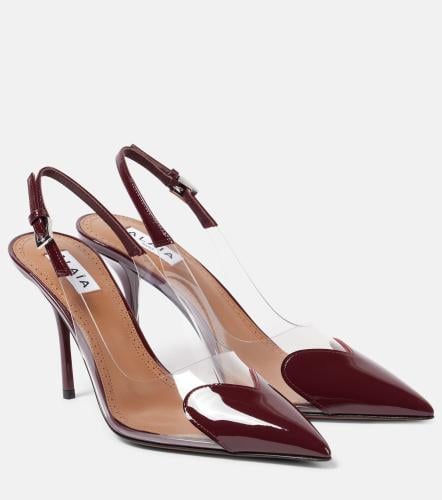 Pumps slingback Le Cœur 90 in pelle e PU