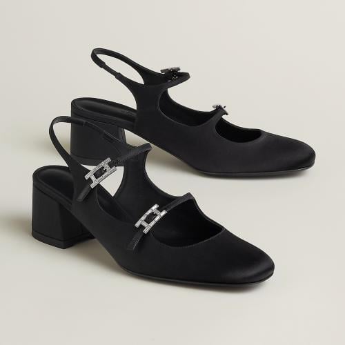hermes Jackie 50 pump