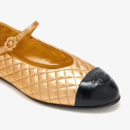 chanel Mary Jane ballet flats
