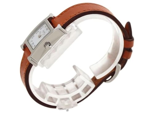 Hermes Stainless Steel Leather Heure HH1.510 Women...