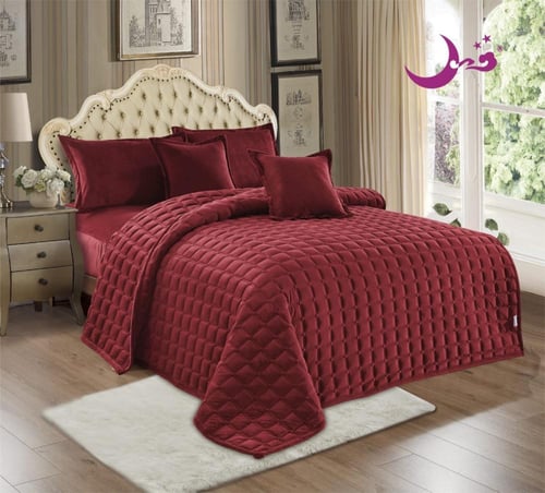 لحاف قطيفة مضغوط