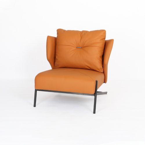 كرسي استرخاء جلد فاخر