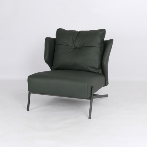 كرسي استرخاء جلد فاخر