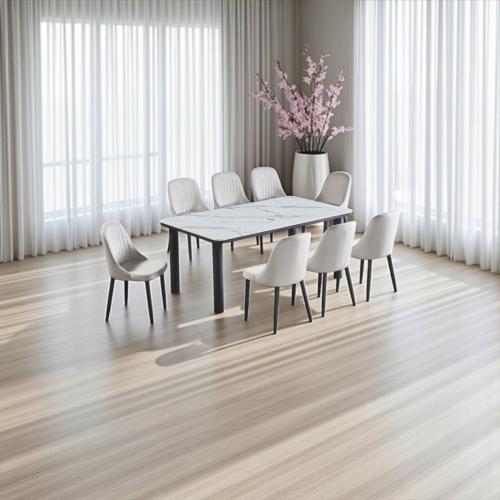 طقم طاولة طعام ماربل