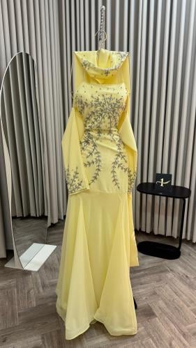 فستان باربي مع شيفون