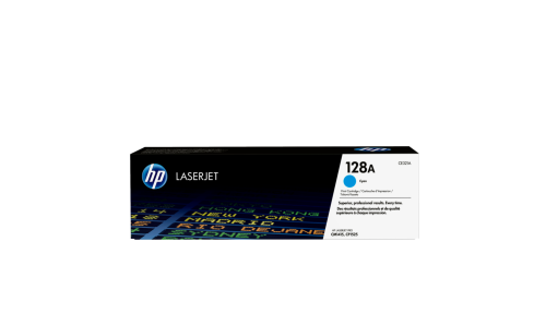 HP 128A Cyan Original LaserJet Toner Cartridge (CE...