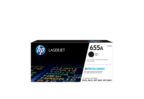 HP 655A Black Original LaserJet Toner Cartridge (C...