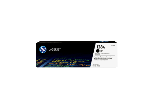 HP 128A Black Original LaserJet Toner Cartridge (C...