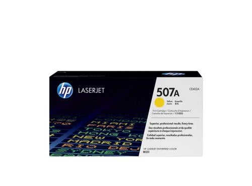 HP 507A YELLOW ORIGINAL LASERJET TONER CARTRIDGE (...