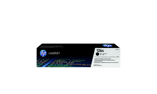 HP 126A Black Original LaserJet Toner Cartridge (C...