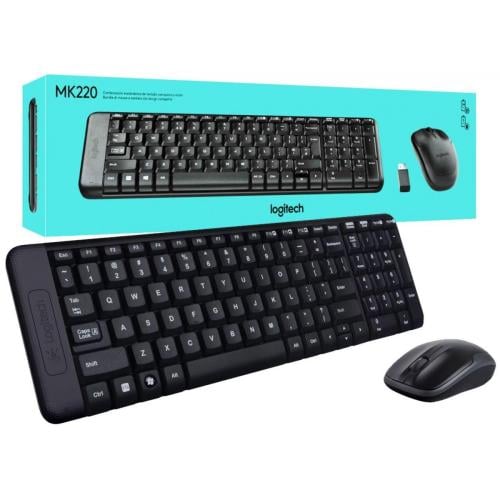 KEYBOARD LOGITECH WireLess DESKTOP COMBO MK220 EN/...