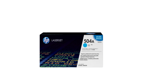 HP 504A Cyan Original LaserJet Toner Cartridge (CE...
