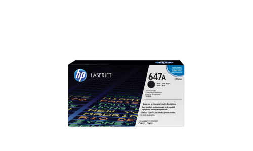 HP 647A Black Original LaserJet Toner Cartridge (C...