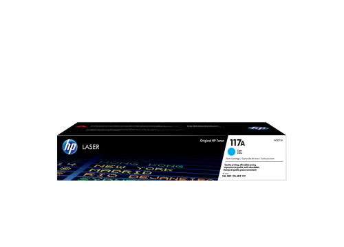 HP 117A Cyan Original Laser Toner Cartridge (W2071...