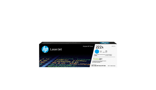 HP 222A Cyan Original LaserJet Toner Cartridge (W2...