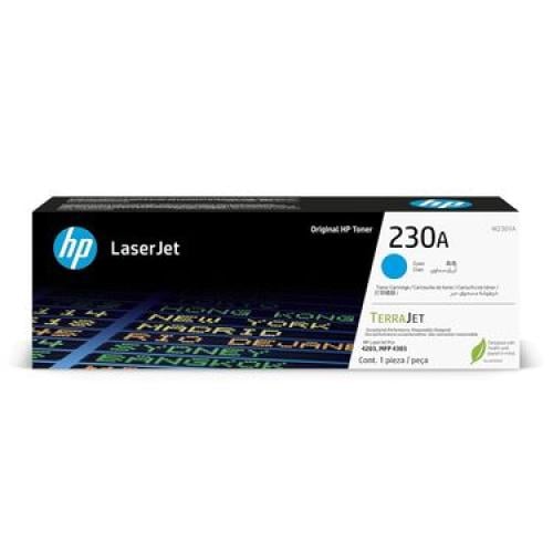 HP 230A Cyan Original LaserJet Toner Cartridge (W2...