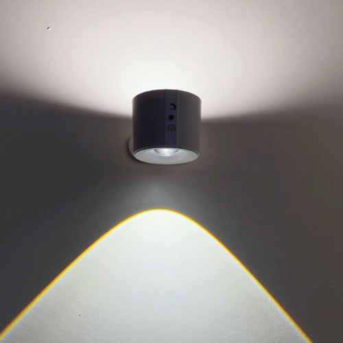 إضاءة جدارية قابلة لإعادة الشحن مع جهاز تحكم عن بع...