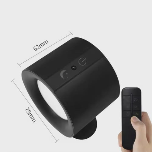 إضاءتين جدارية قابلة لإعادة الشحن مع جهاز تحكم عن...