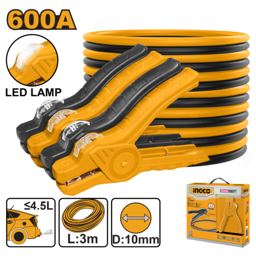اشتراك كابلات توصيل بطارية السيارة إنكو INGCO 600...