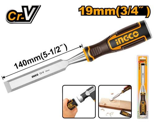 إزميل حفر خشب يدوي إنكو INGCO 19 ملم 3/4 بوصة — HW...