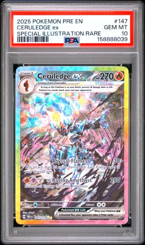 2025 POKEMON PRE EN-PRISMATIC EVOLUTIONS #147 CERU...
