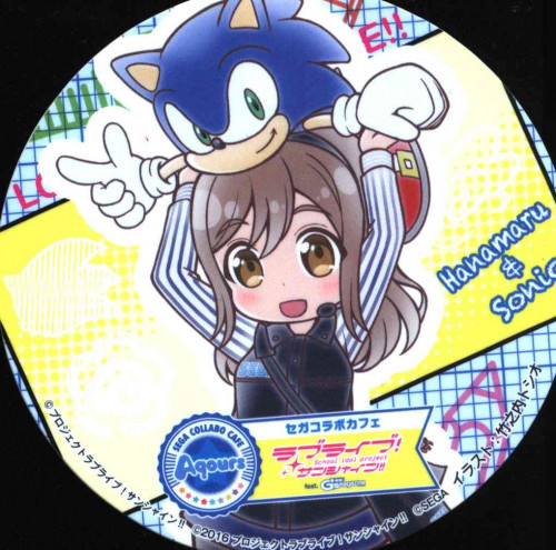 شعار سونيك جيمرز Sega Collabo Cafe Hanamaru & Soni...