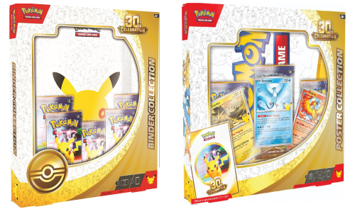 Pokémon TCG: 30th Celebration Poster-Binder Bundle...