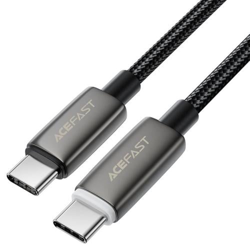 كيبل USB-C إلى USB-C بسرعة 60W – نايلون مجدول ورؤو...