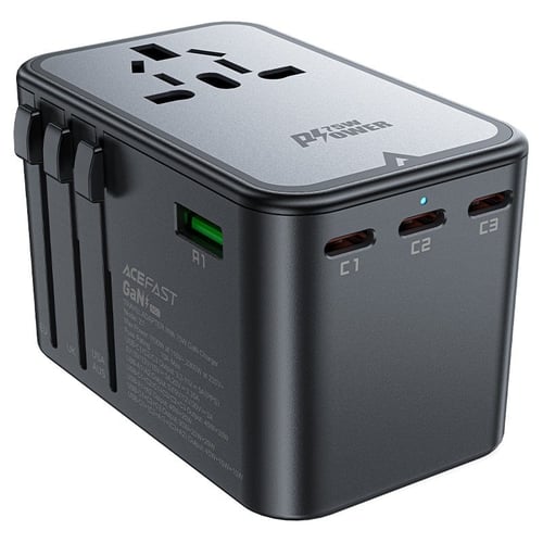محول شحن وسفر عالمي ايس فاست (ACEFAST Z1 PD75W GaN...