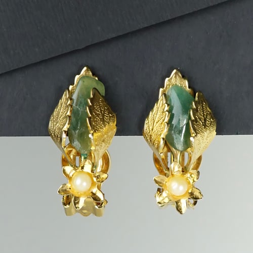 Vintage Floral Statement Earrings
